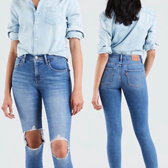 721 Tm High Waisted Skinny Jeans